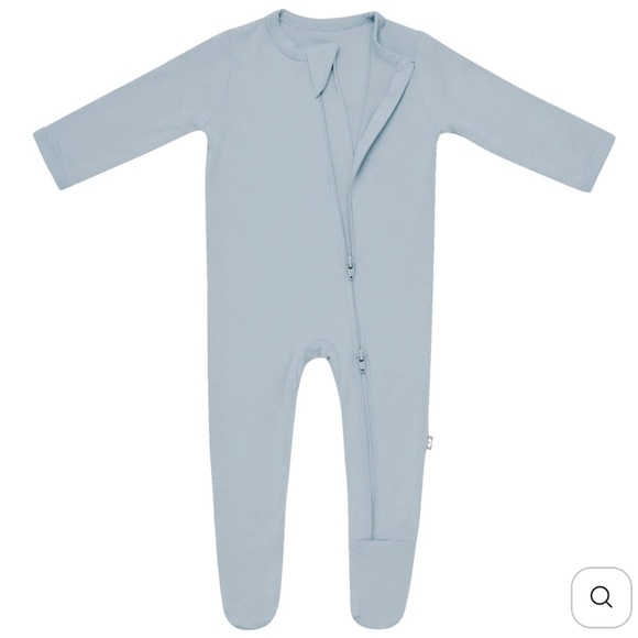 Kyte BABY One Pieces Kyte Baby Zippered Footie In Sage Newborn